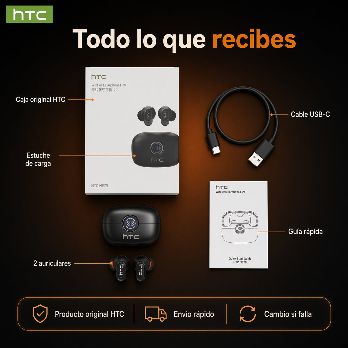 Auriculares HTC